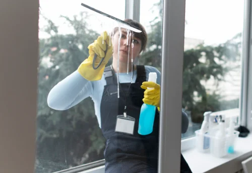 Nettoyage de vitres intérieures et extérieures à la Talaudière
